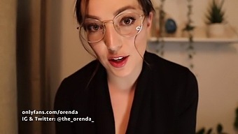 Lingerie-Clad Psychiatrist Indulges In Asmr And Joi Solo Play