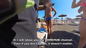 Amatørpige Giver Blowjobs Til Fremmede Og Bliver Kneppet Hårdt På En Nudiststrand