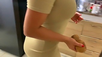 Stepsister Caught Red-Handed In The Kitchen, Leads To Real Sex