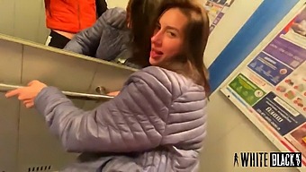 My Nymphomaniac Neighbor Surprised Me In The Elevator And Seduced Me On The Way Home