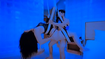 Intimate Moments On A Swing In A Homemade Video