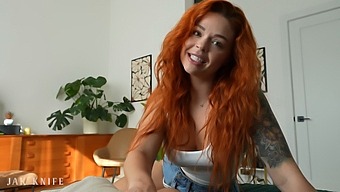 Busty Redhead Sinatra Monroe Wants To Make A Porn Movie For Her Cuckold Boyfriend.